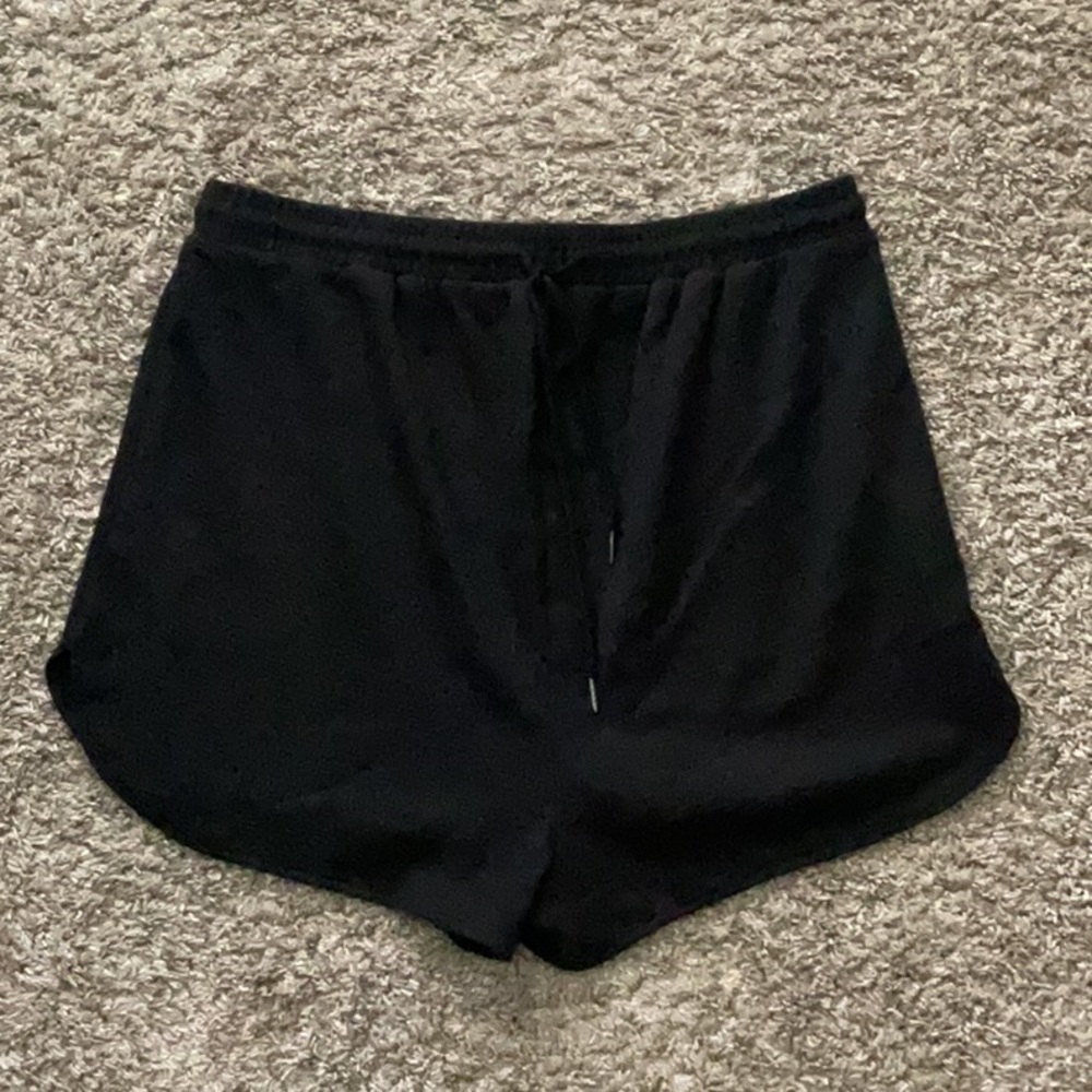 Classic Black Women's Maternity Shorts
